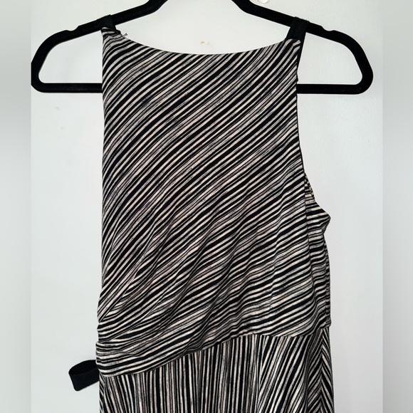 Maeve Anthropologie Hi-Low Salsola Summer Striped Dress Size Medium - Picture 4 of 12